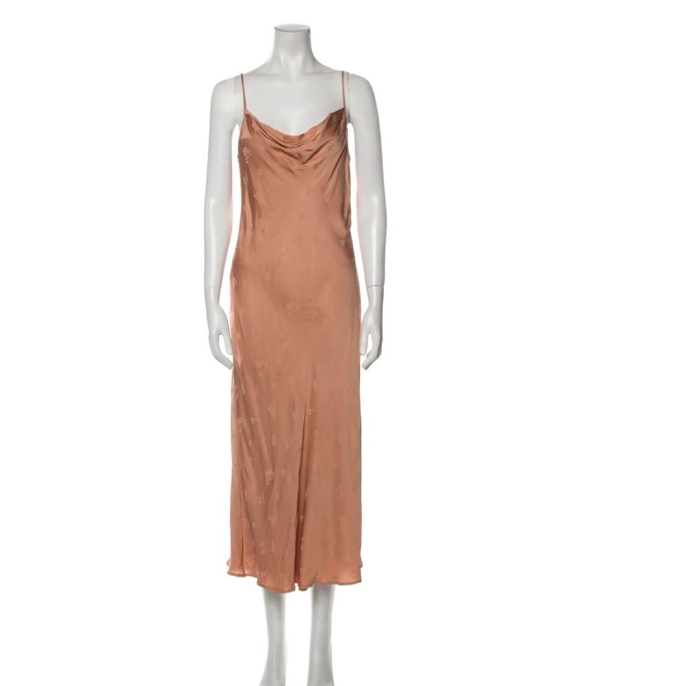 JOIE Cowl Neck Midi Length Dress Size: M The most beautiful dress